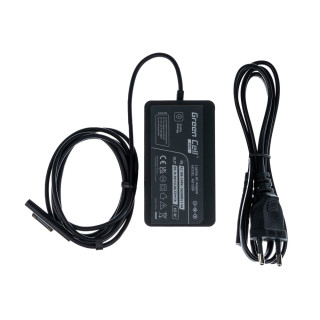 Ładowarka do laptopów Microsoft Surface Pro 3 / 4 / 5, dodatkowe wyjście USB-A, 65W / 15V / 4A