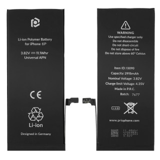 Bateria do Apple iPhone 6 Plus, 2915 mAh, w komplecie pasek montażowy  Bateria do Apple iPhone 6 Plus, 2915 mAh, w komplecie pasek montażowy