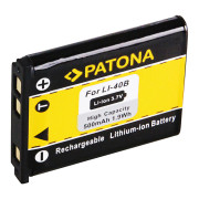 Bateria EN-EL10 / LI-40B do Nikona Coolpix S200 / S500 / S800, 500 mAh