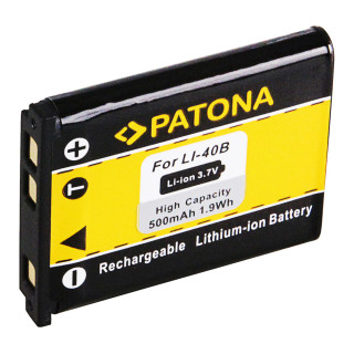 Bateria EN-EL10 / LI-40B do Nikona Coolpix S200 / S500 / S800, 500 mAh