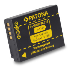Bateria DMW-BCG10E do Panasonic Lumix DMC-TZ6 / DMC-ZS1, 850 mAh
