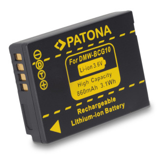 Bateria DMW-BCG10E do Panasonic Lumix DMC-TZ6 / DMC-ZS1, 850 mAh