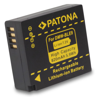 Bateria DMW-BLG10 / DMW-BLE9 do Panasonic Lumix DMC-GF3 / DMC-GF6 / DMC-TZ81, 820 mAh