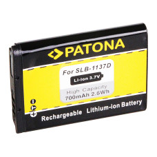 Bateria SLB-1137D do Samsunga Digimax i85 / L74 wide / NV11 / NV24 HD / NV30, 700 mAh
