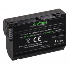 Bateria EN-EL15B / EN-EL15C do Nikona Z5 / Z6 / Z7, 2000 mAh