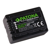 Bateria VW-VBT190 do Panasonic HC-V10 / HDC-H80 / SDR-H100, 2020 mAh