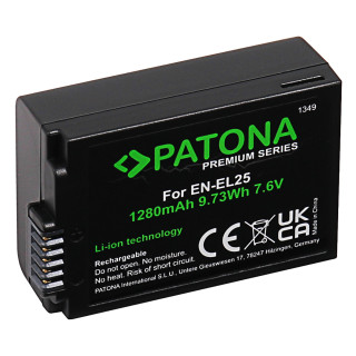 Bateria EN-EL25 do Nikona Z50 / Zfc, 1280 mAh