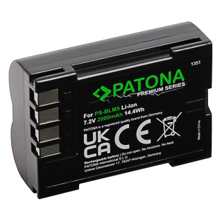 Bateria PS-BLM1 do Olympus E-1 / E-300 / E-500 / Camedia C-7070, 2000 mAh