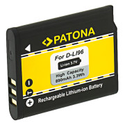 Bateria D-LI96 do Pentaxa WG-1000, 890 mAh