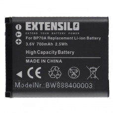 Bateria BP70A do Samsunga ES65 / PL80 / SL50 / ST80, 700 mAh