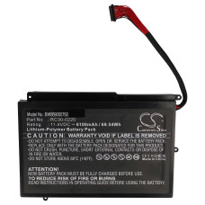 Bateria do Razer Blade Pro 17 (2017), 6100 mAh