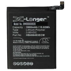 Bateria do Huawei Nova 7 5G, 3900 mAh
