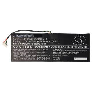 Bateria do Gigabyte P34G / P34W / P34F / P34K, 3950 mAh