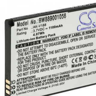 Bateria do Emporia TouchSmart, AK-V188, 1100 mAh
