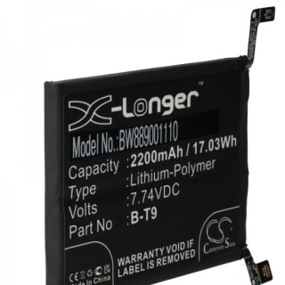 Bateria do Vivo IQOO 9T / IQOO 10 5G, B-T9, 2200 mAh