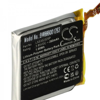 Bateria do FitBit Versa 3, 260 mAh