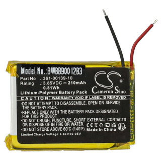 Bateria do Garmin Venu 2, 210 mAh