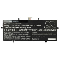Bateria do Asusa ZenBook 14 OLED UX3402QA / UX3402ZA / UX4302ZA, C22N2107, 9600 mAh Bateria do Asusa ZenBook 14 OLED UX3402QA / UX3402ZA / UX4302ZA, C22N2107, 9600 mAh