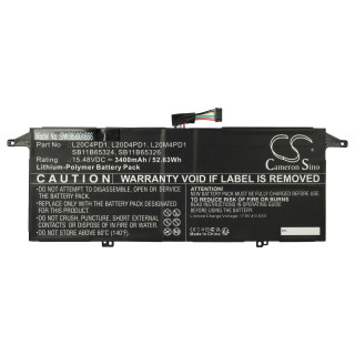 Bateria do Lenovo ThinkBook 13X ITG / ThinkBook Plus G2 ITG, 3400 mAh