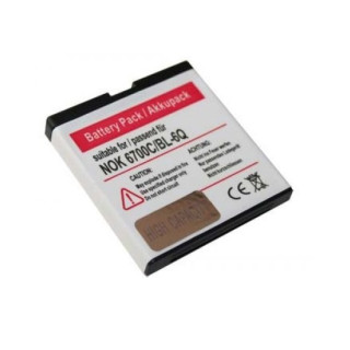 Bateria do Nokii 6700, BL-6Q, 750 mAh