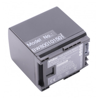 Bateria BP-819 / BP-827 do Canon Legria HF-10 / HF-G10 / HF-S10, 1600 mAh