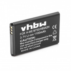 Bateria do Huawei C5730 / E5805 / M228 / T550 / U1860, 1100 mAh Bateria do Huawei C5730 / E5805 / M228 / T550 / U1860, 1100 mAh