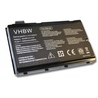 Bateria do Fujitsu Siemens Amilo PI3525 / PI3540, czarna, 4400 mAh