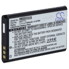 Bateria do Midland XTC300 / XTC350, 1100 mAh Bateria do Midland XTC300 / XTC350, 1100 mAh