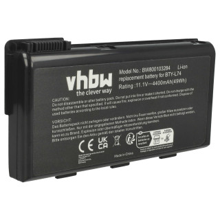 Bateria do MSI A5000 / A6000 / A6200 / CR600, 4400 mAh Bateria do MSI A5000 / A6000 / A6200 / CR600, 4400 mAh