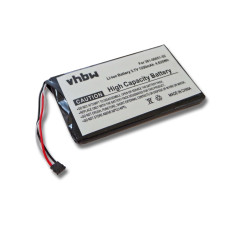 Bateria do Garmina Dezl 560, 1250 mAh