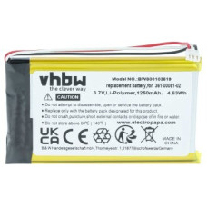 Bateria do Garmina Dezl 560, 1250 mAh