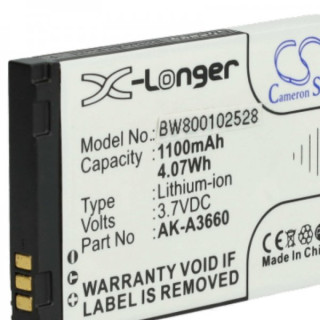 Bateria do Emporia SafetyPlus, AK-A3660, 1100 mAh