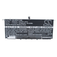 Bateria do HP Spectre 13-3000, 6750 mAh Bateria do HP Spectre 13-3000, 6750 mAh