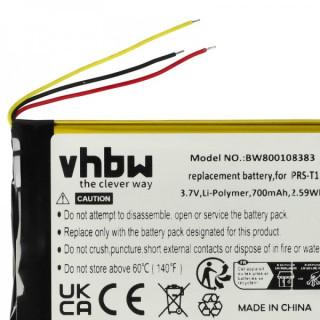 Bateria do przenośnego czytnika Sony PRS-T1 / PRS-T2 / PRS-T3, 700 mAh
