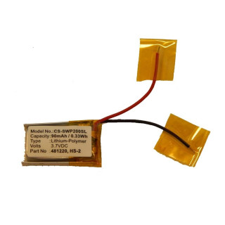 Bateria do okularów 3D Sony PlayStation / WEP-200, 90 mAh