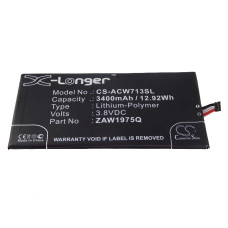 Bateria do Acer Iconia Tab 7 / A1-713, 3400 mAh