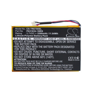 Bateria do Toshiba Excite Go Mini 7, 3200 mAh