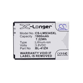 Bateria do LG Optimus L50 / C40 / D290 / H340, 1900 mAh