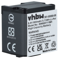 Bateria do Garmin Virb X/XE, 950 mAh Bateria do Garmin Virb X/XE, 950 mAh