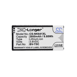 Bateria do Nokii Lumia 640, BV-T5C, 2600 mAh