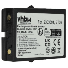 Bateria do Danfoss TM60 / TM61 / TM62, 2303691, 600 mAh