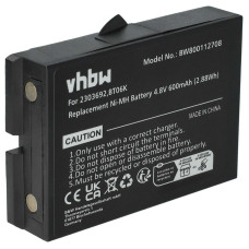 Bateria do Danfoss T71 / T72, 2303692, 600 mAh