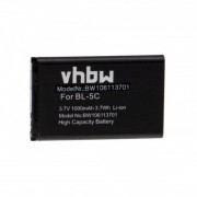 Bateria do Nokii 1100 / 2600 / 6600 / N70 / N71, BL-5C, 1000 mAh