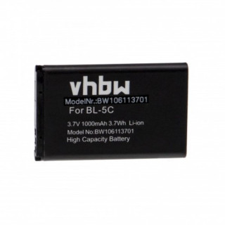 Bateria do Nokii 1100 / 2600 / 6600 / N70 / N71, BL-5C, 1000 mAh