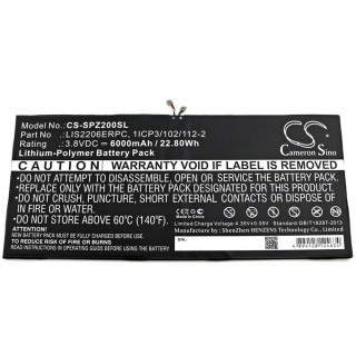 Bateria do tabletu Sony Xperia Z2, 6000 mAh