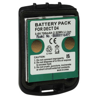 Bateria do Avaya DECT D4 / DECT FC4, 700 mAh