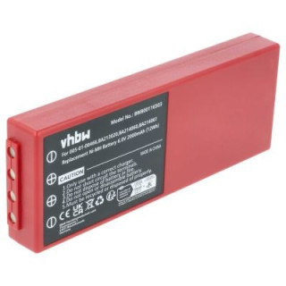 Bateria do HBC Radiomatic BA210040 / BA211060, czerwona, 2000 mAh