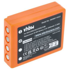 Bateria do HBC Radiomatic BA223031 / BA223001, pomarańczowa, 2000 mAh