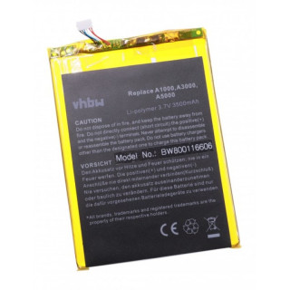 Bateria do Lenovo IdeaTab A1010 / A3000 / A5000, 3500 mAh