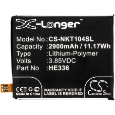 Bateria do Nokii 5, 2900 mAh Bateria do Nokii 5, 2900 mAh